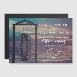 Arrows Photo Card Wedding Invite Magnetische Uitnodiging