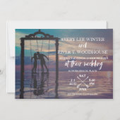 Arrows Photo Card Wedding Invite Magnetische Uitnodiging (Voorkant)