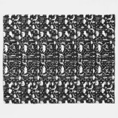 Arrows Rocket Animal Tracks Beer Deer Fox Owl Moon Fleece Deken (Voorkant (Horizontaal))