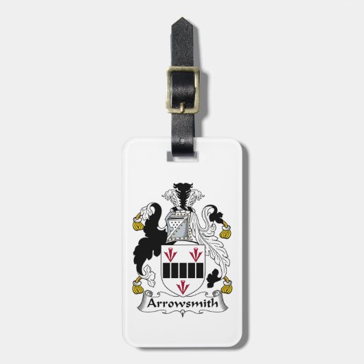 Arrowsmith Family Crest Bagagelabel (Voorkant verticaal)