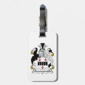 Arrowsmith Family Crest Bagagelabel (Achterkant verticaal)