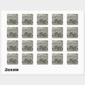 Arrowwant Mills Vierkante Sticker (Vel)
