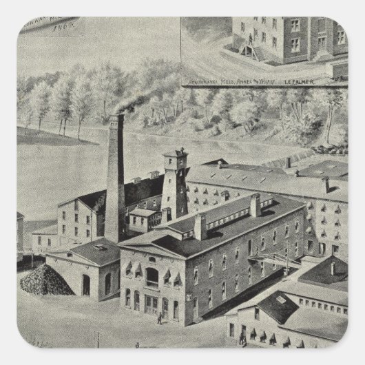 Arrowwant Mills Vierkante Sticker (Voorkant)