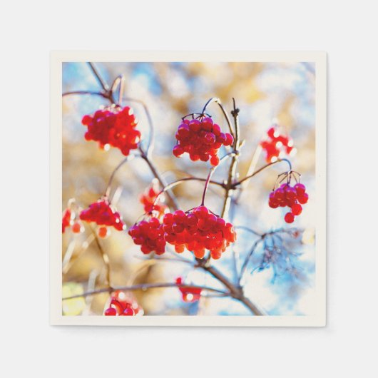 Arrowwood Berries Servetten (Voorkant)