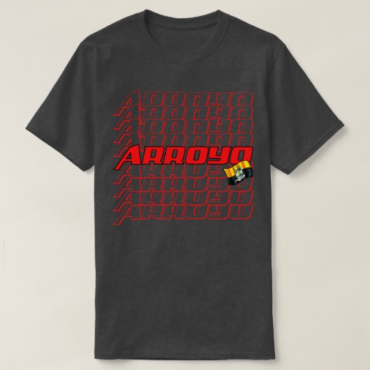 Arroyo Cascade tekst 3 T-shirt (Design voorkant)