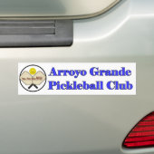 Arroyo Grande Pickleball Club Bumpersticker (Op auto)