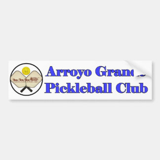 Arroyo Grande Pickleball Club Bumpersticker