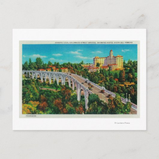 Arroyo Seco Bridge, Colorado Street Bridge Briefkaart (Voorkant)