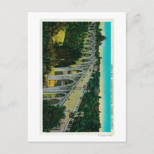 Arroyo Seco Bridge, Colorado Street Bridge Briefkaart (Voorkant)