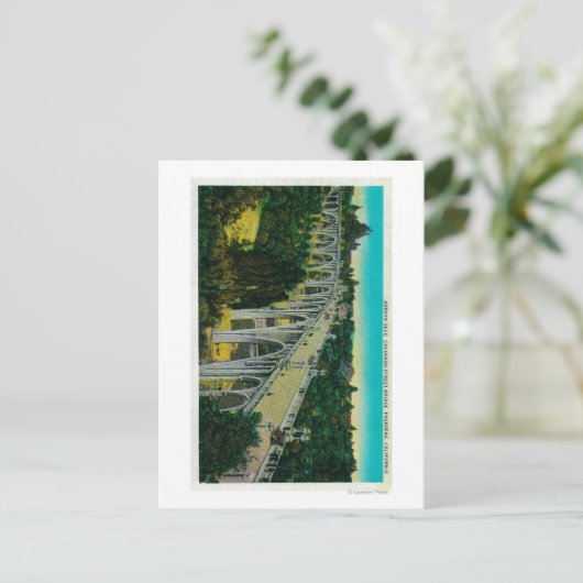Arroyo Seco Bridge, Colorado Street Bridge Briefkaart (Staand voorkant)