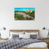 Arroyo Seco Bridge, Colorado Street Bridge Canvas Afdruk (Insitu (Slaapkamer))