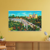 Arroyo Seco Bridge, Colorado Street Bridge Canvas Afdruk (Insitu (Woonkamer))