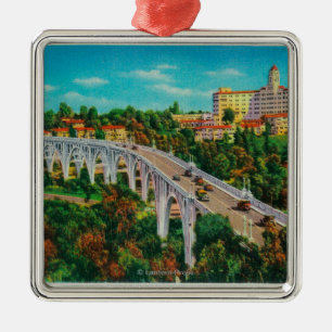 Arroyo Seco Bridge, Colorado Street Bridge Metalen Ornament