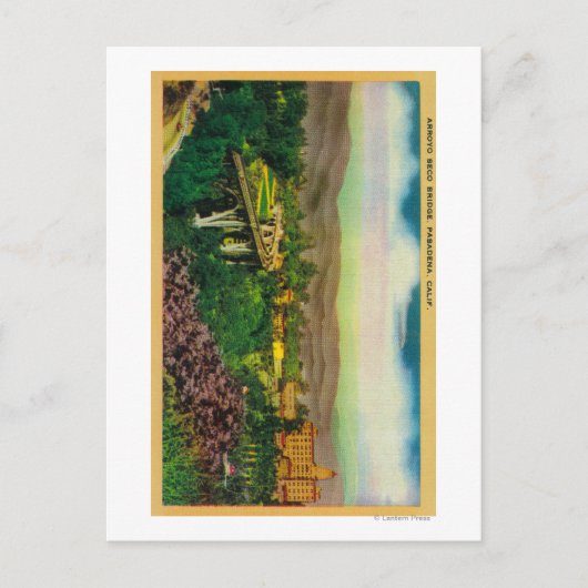Arroyo Seco BridgePasadena, CA Briefkaart (Voorkant)