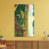 Arroyo Seco BridgePasadena, CA Canvas Afdruk (Insitu (Woonkamer))