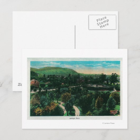 Arroyo Seco Motivering in Pasadena, CA Briefkaart (Voorkant / Achterkant)