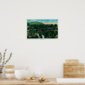 Arroyo Seco Motivering in Pasadena, CA Poster (Keuken)