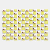 Arroz con Dulce Coquito Tembleque Puerto Rico Inpakpapier Vel (Voorkant)