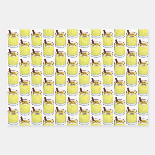 Arroz con Dulce Coquito Tembleque Puerto Rico Inpakpapier Vel (Voorkant)