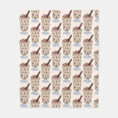 Arroz con Dulce Puerto Rican Coconut Rice Pudding Fleece Deken (Voorkant)