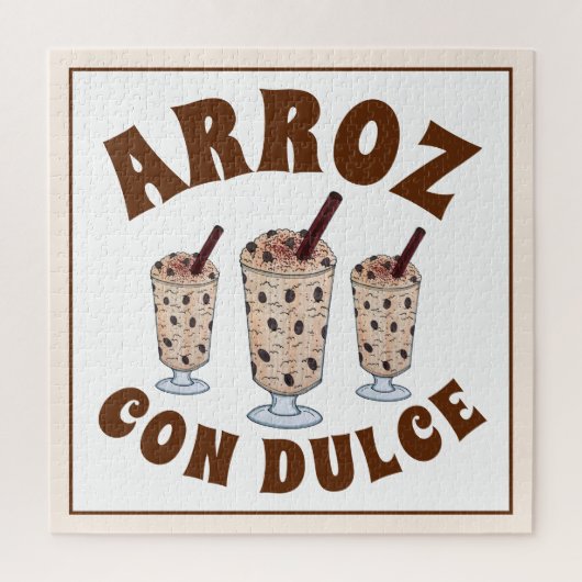 Arroz con Dulce Puerto Rican Coconut Rice Pudding Legpuzzel (Verticaal)