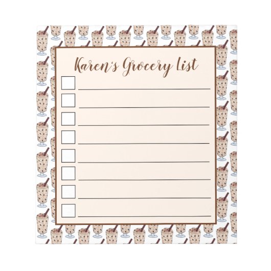 Arroz con Dulce Puerto Rican Coconut Rice Pudding Notitieblok (Voorkant)