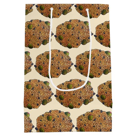 Arroz con Gandules Puerto Rican Food Rice Peas Medium Cadeauzakje (Achterkant)