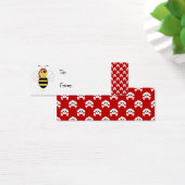 Arrr! Bee Bumble Bee Gift Label Mini Visitekaartjes (Bureau)