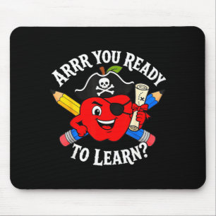 Arrr bent u klaar om piraat terug naar school te l muismat