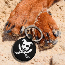 Arrr, het is de trogge roger! huisdierpenning