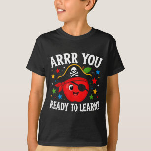 Arrr klaar om grappige leraar terug naar school te t-shirt