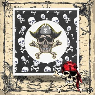 Arrr, laten we ons klaarmaken voor een piratenpart servet