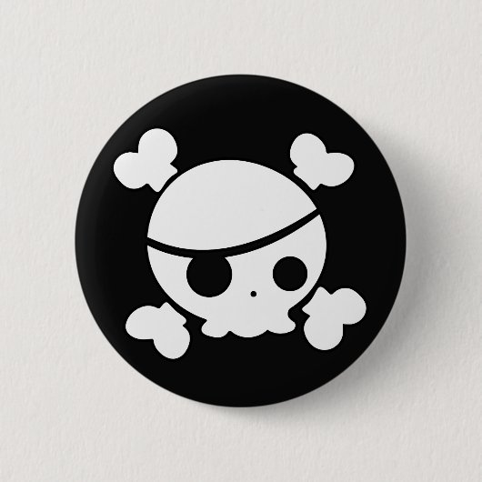 Arrr pin ronde button 5,7 cm (Voorkant)