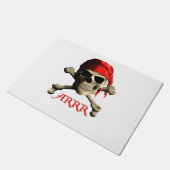ARRR praat als een piraat Jolly Roger Deurmat (Schuin)