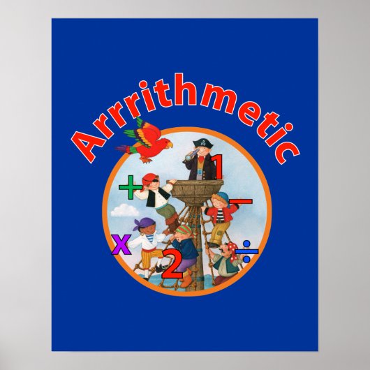 Arrrithmetisch Poster (Voorkant)