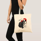Arrrr! Zwarte Kat Piraat Kitty Tote Bag (Voorkant (product))