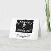 Arrrrrrrr u klaar om worden ingescheept? feestdagen kaart (Achterkant)