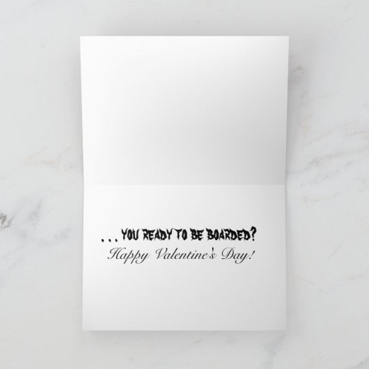 Arrrrrrrr u klaar om worden ingescheept? feestdagen kaart (Binnen)