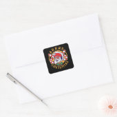 Arry Christmas Vierkante Sticker (Envelop)