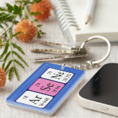 Arsène periodieke lijst - naam het drukken sleutelhanger (Voorkant Rechts)