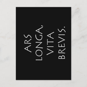 Ars Longa Vita Brevis Briefkaart