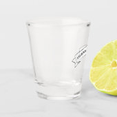 ARS LONGA VITA BREVIS - kunst is lang en leven is Shot Glas (Links)