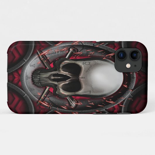 Ars longa Vita brevis schedel Case-Mate iPhone Case (Achterkant (horizontaal))