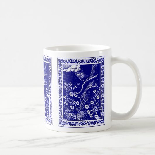 Ars Memoria: Canto II Blue China Koffiemok (Rechts)
