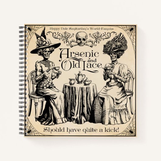 Arseen en oud kant notitieboek (Voorkant)