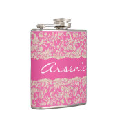 Arseen en oud kant personaliseren heupfles (Rechts)