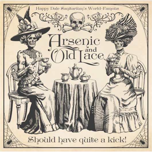 Arseen en oud kant sticker (Voorkant)