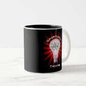 Arseen en oud ras 2010 tweekleurige koffiemok (Voorkant rechts)