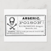  arseengifteetiket briefkaart (Voorkant)