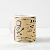 arseengifteetiket koffiemok (Voorkant links)